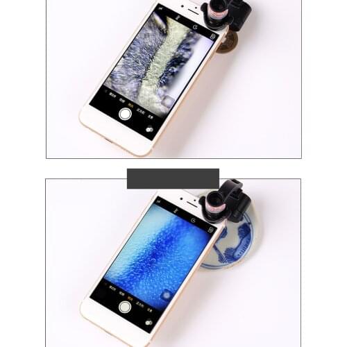 90x Phone Camera Optical UV Light Clip Magnifier Microscope Lens