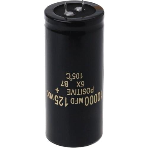 63HA 125V 10000uF Aluminum Electrolytic Capacitor Can Replace 120V 100V 35x80mm