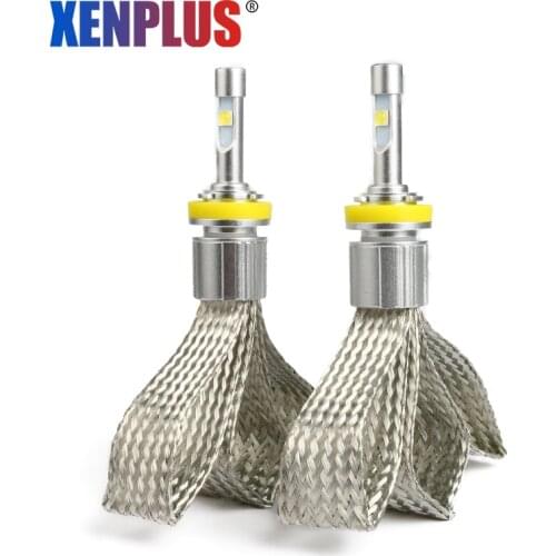 Xenplus H7 Car headlights Cree XHP50 Chip D2S H1 H3 H11 9005 HB3 HB4 H27 9006 H4 Hi Lo Beam led lamp for auto R5 9600LM 80W 12V