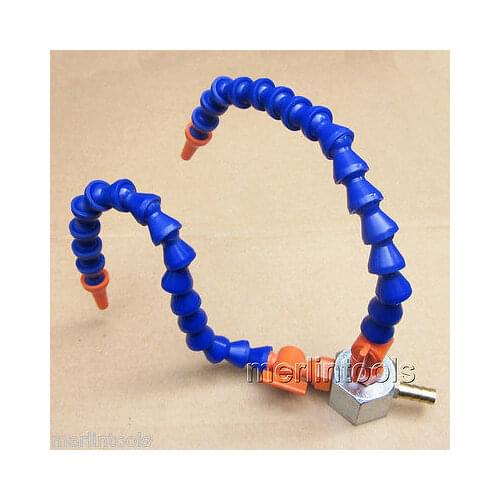 Dual Coolant 1/4" Hose With Valve On Magnetic Base for Milling