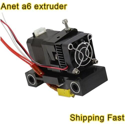 Anet A6 titan Extruder 3D Printer Head MK8 single J-head Hotend Nozzle extrusor 1.75/3mm abs/pla Extra Nozzle 42 step motor part