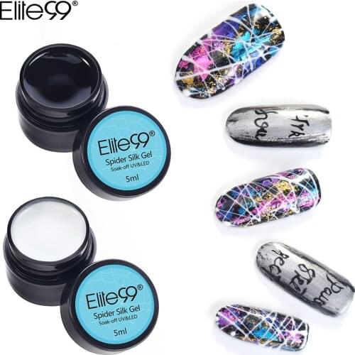 Elite99 5ml Spider Gel Polish Creative Wire Drawing Nail Gel Lacquer Point To Line Pulling Silk Spider Gel Polish Painting Nail