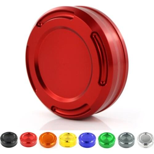 For Yamaha FJR1300 2006-2019 CNC Rear Brake Fluid Cap Covers Master Cylinder Reservoir Fluid Plug Motorcycle Aluminum