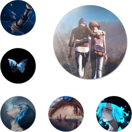 Life Is Strange Fashion Icons Pins Badge Decoration Brooches Metal Badges For Backpack Decoration 58mm