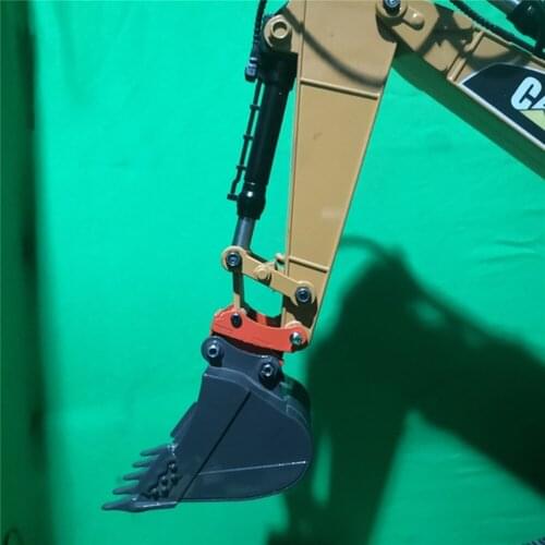 Metal Bucket Changer DIY Mini Bucket Connector for 1/12 HUINA 550/560/580/592 RC Hydraulic Excavator Accessories