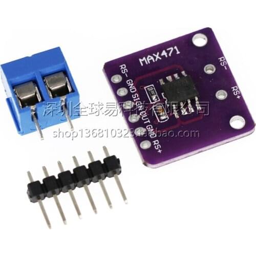 GY-471 MAX471 DC 12V 3A Range Current Voltage Sensor Module Professional MAX471 Module Analog Input for Arduino