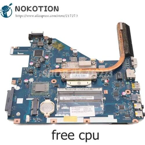 NOKOTION LA-6582P For ACER Aspire 5742G 5733 5742Z 5733Z 5742 Motherboard CPU+Heatsink Fit for LA-6552P For ACER 5552 Mainboard