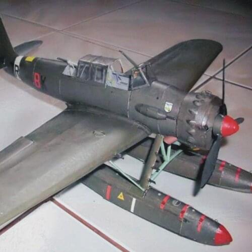 2020 New Card Paper Model German floating plane papercraft scale aircraft Manual For adult 1:33 model Military work V6W4