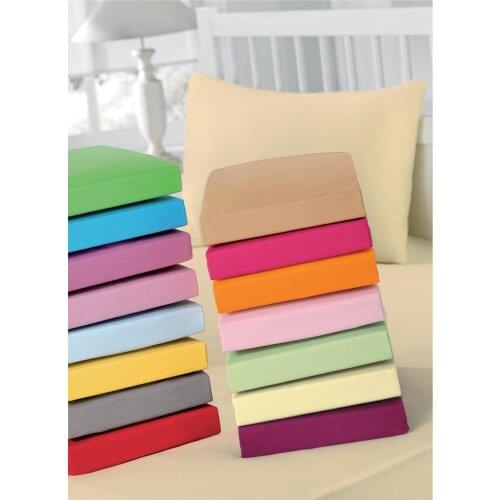 TAÇ Single Fitted Bed Sheet Set Jersey Pink -For Beds of 90X200 and 100X200 Size: Pillow Cover: 50X70 (1 Piece): 100