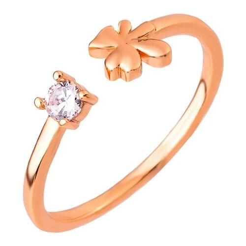 Peixin 2021 Fashion Trend Animal Snake Women Butterfly Ring Shiny Cubic Zirconia Exquisite Stackable Snake Ring Gift