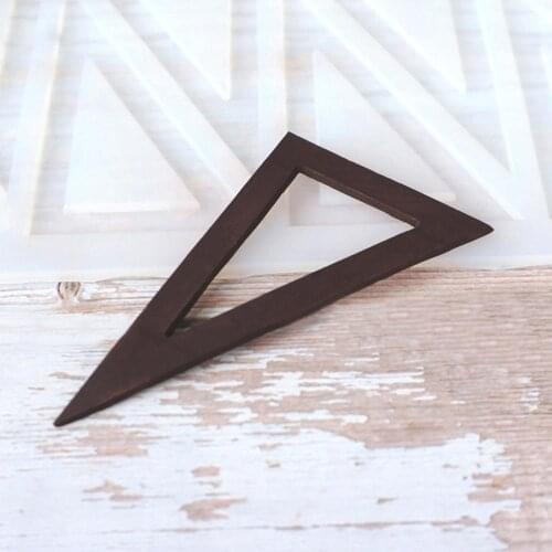 Hollow triangles shape Non-stick Silicone Chocolate Mold Ice Molds Cake Mould Bakeware Baking Tools