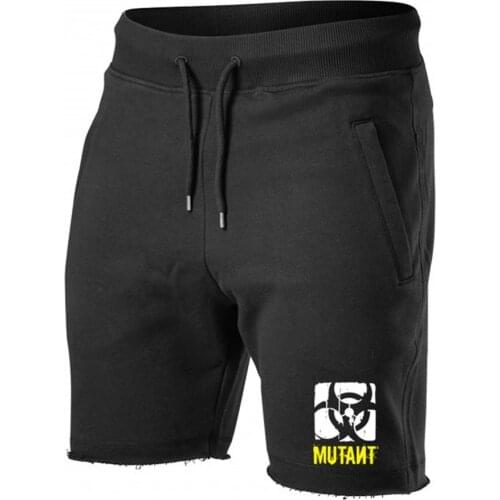 Black Running Shorts Men Cotton Bermuda Gym Fitness Training Bodybuilding Short Pants Male Jogging Workout Crossfit Bottoms