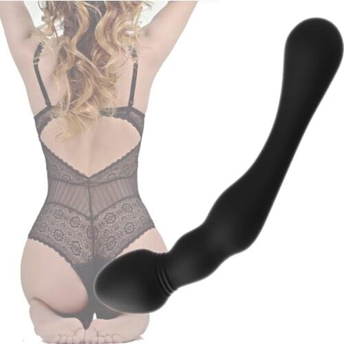 Silicone Anal Sex Toy Double Head Useful Butt Plugs Prostate Massage Gay Sex Toys Adult Toy Sex Pig Anal Dildos Female