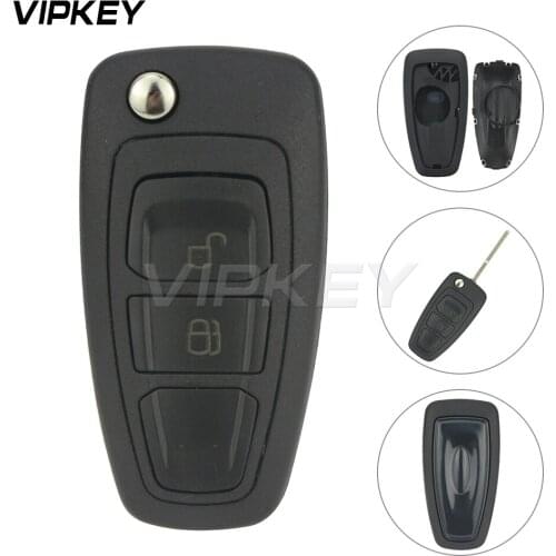 Remotekey EB3T-15K601-BA Folding flip remote key case shell 2 button HU101 5WK50165 for Ford Ranger key replacement 2011-2015
