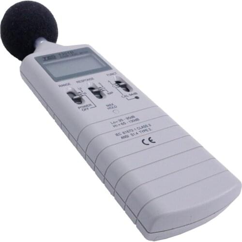 TES-1351B Digital Sound Level Meter Noise 1.5Hz to 8KHz 30 130 dB
