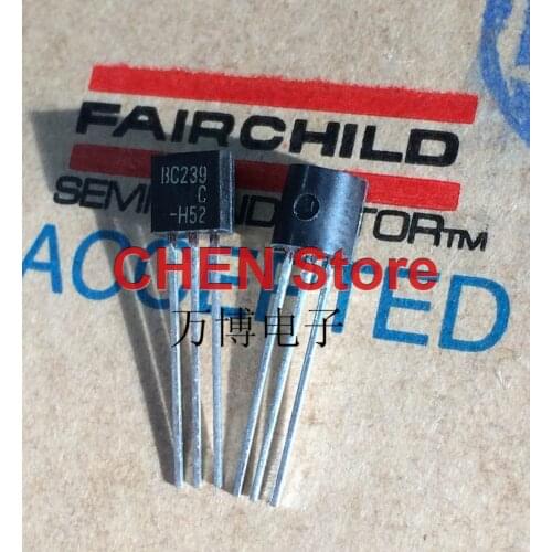 10PCS FAIRCHILD BC239C TO-92 Transistor BC239-C Triode BC239CBU Laser Word