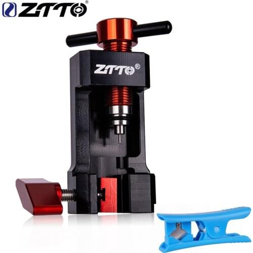 Bicycle Needle Screwdriver Hydraulic Hose Cutter Hose Insertion Installation Tool MTB Hydraulic Hose Pressing Tool