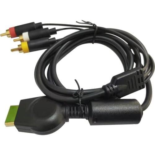 High quality RCA AV Video Audio Cable Cord Fit For PS3