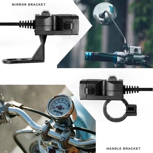Motorcycle Charger Dual USB 12V Waterproof Adapter Power Supply Socket for Phone GPS MP4 Motorbike DC 5V 2.1A