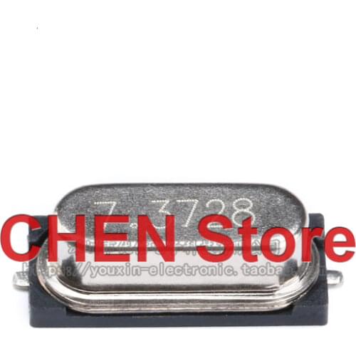 10pcs 49SMD SMD type 7.3728MHz passive crystal 20PF 20PPM 7.3728M