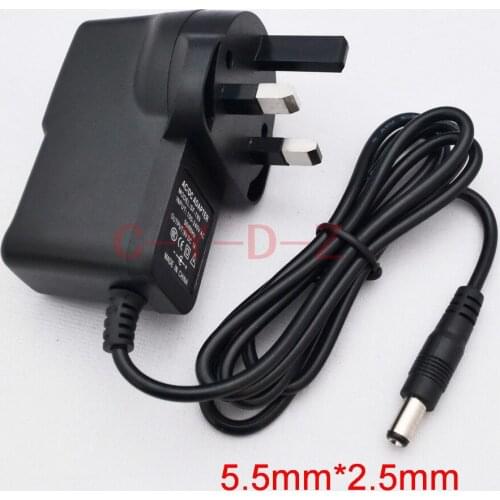 100PCS 15V 1A IC High quality DC 15V 1A &1000mA AC 100-240V Converter Adapter Power Supply UK Plug DC 5.5mm x2.1-2.5mm