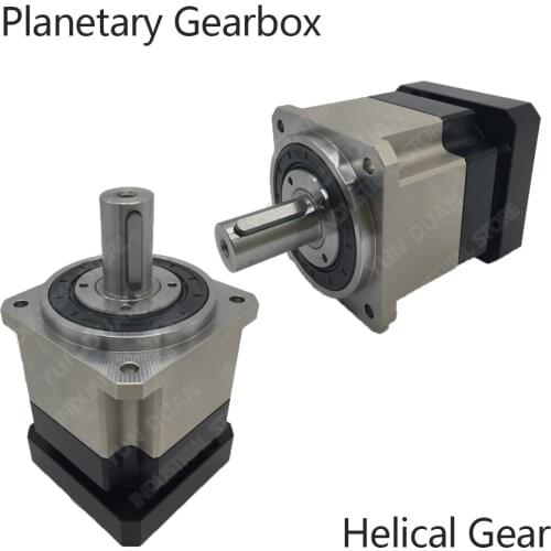 40:1 Helical Gear Planetary Ratio 40 Reducer Gearbox 19mm 140N.m Rated output torque for 90mm 750W 1KW AC Servo Motor Robot