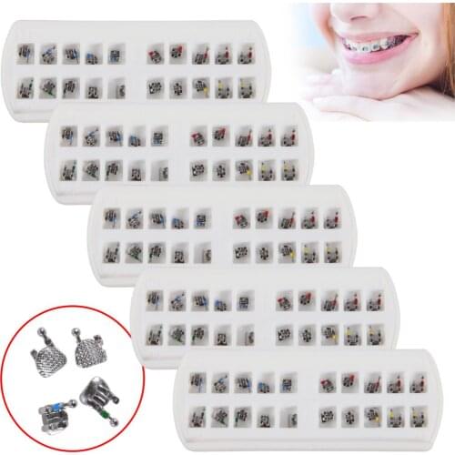 10/20 Pack Dental Orthodontic Mesh Base Brackets Brace Fancy Mini 3 4 5 Roth 022 type