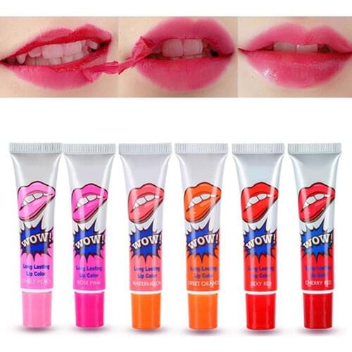 6 Colors Lip Gloss Moisturizing Gloss Plumping Lip Plumper Makeup Glitter Nutritious Liquid Lipstick Cherry Mineral Oil Clear