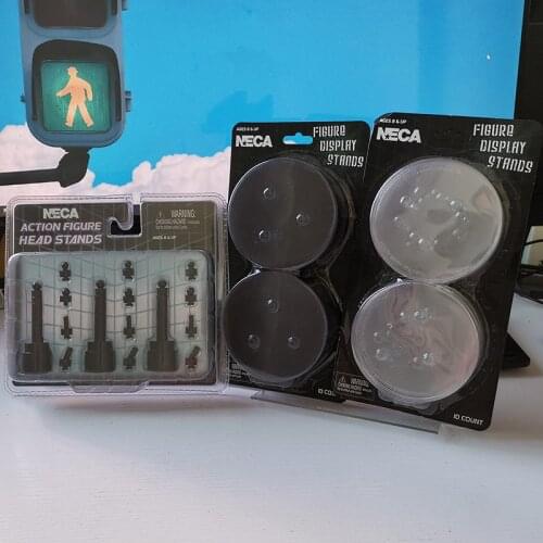 Neca Action Figure Display Stands 10-Pack Black 6 - 8" Inch Compatible Figure