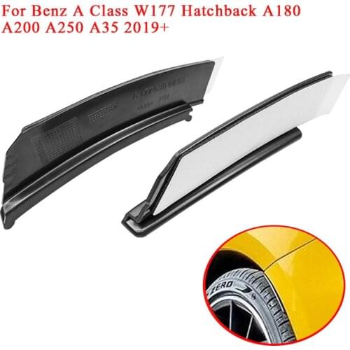 For Benz A Class W177 Hatchback A180 A200 A250 A35 2019+ Car Rear Bumper Trim Fender Flare Extension Wheel Eyebrow Protector Lip
