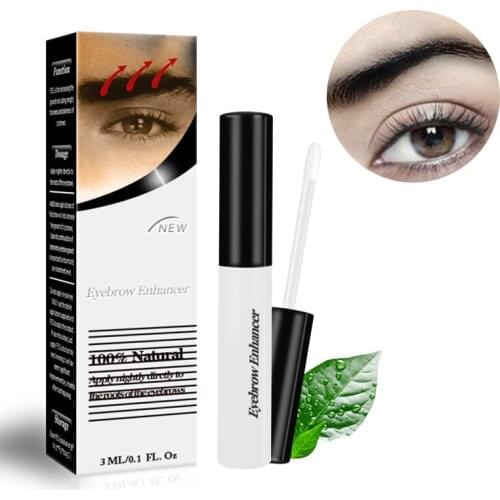 FEG Original Eyebrow For Eyelash Growth Liquid Thick And Big Eyes Extend Eyelashes 3ml Black Cap Natural Plant Extract Makeup Up