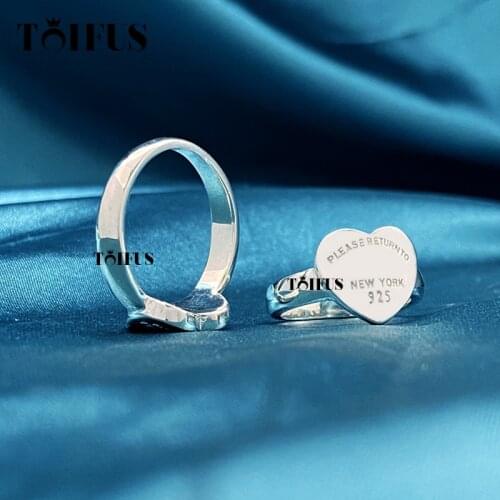 Tif 925 Sterling Silver Classic Style Ladies High-End Ring With Original Logo China Factory Wholesale