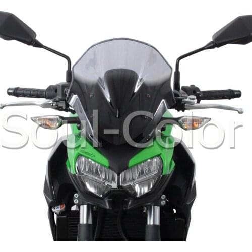 Motorcycle WindScreen Windshield Sports Touring Racing Viser Visor Deflector For KAWASAKI Z-650 Z650 2020 2021 Double Bubble20