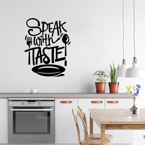 Cartoon kitchen Home Decor Wall Stickers For Home Decor Living Room Bedroom Mural Custom
