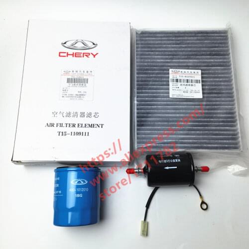 Filter Sets For Chery Tiggo 7/8 Tiggo 4/5x 1.5T Air Filter&Oil Filter&Carbin Filter&Fuel Filter T15-1109111/T15-8107011