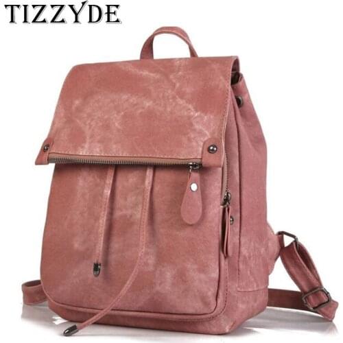2019 Spring And Summer New Shoulder Bag Fashion Solid Color Ladies Bag PU Ladies Backpack School Girl Backpack ZZL147