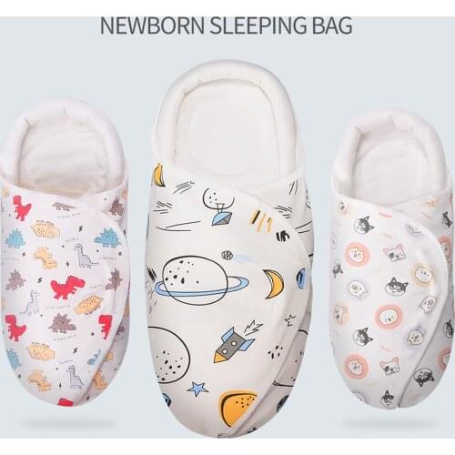 Baby Swaddle Wrap Envelope Sleeping Bag Infant Newborn 0-6M Warm Sleep blanket Sleepsack 100% Cotton Baby Stroller Wrap