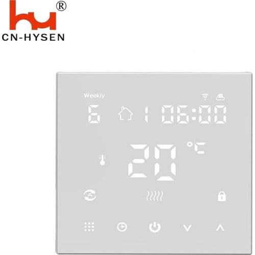 LED Touch Screen Programmable Smart Room Heating Thermostat Temperature Controller WiFi With Tuya APP Iphone IOS/Android