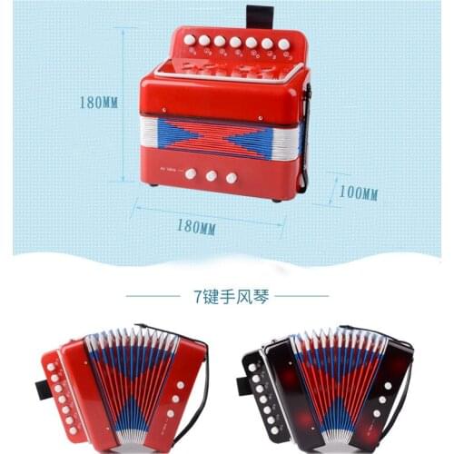 Early education accordion musical instrument small accordion color optional music instrument childrens toy manufacturers