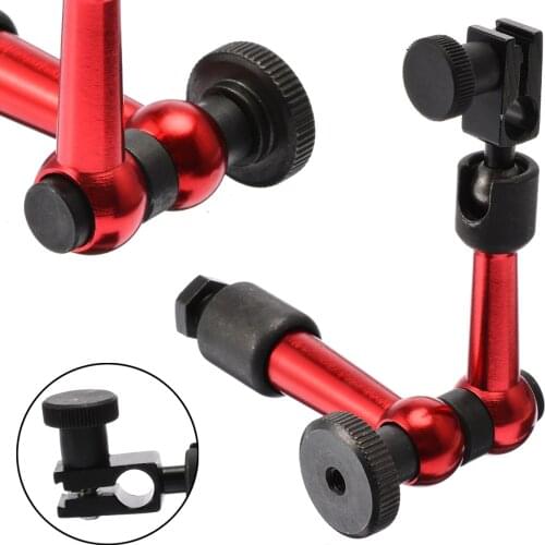 Adjustable Alloy Dial Test Indicator Holder Stand Tool Universal Flexible Indicator Holder Clamp Arm Magnetic Type Tool