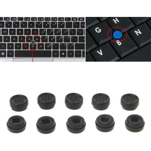 5pcs Laptop Nipple Rubber Mouse Pointer Cap for DELL E5410 M2400 M4400 M4500 XT3 Little TrackPoint Cap Keyboard Trackstick Guid
