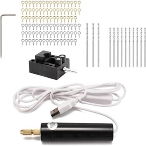 Handheld Mini Electric Drill Grinder Grinding Set Polishing Carving DIY Tool Kit for Epoxy Resin Jewelry Making A5KE