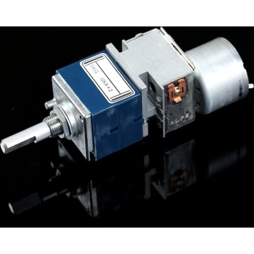 2021 New ALPS RK27 Motor Driven Dual 5K/ 10K/ 50K/100K Remote Control Potentiometer