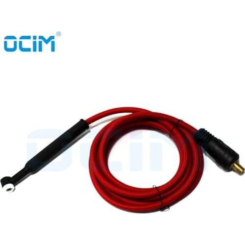 WP9 4M Red Hose +Cable Air-Cooled Complete TIG Welding Torch 35-70 Connector