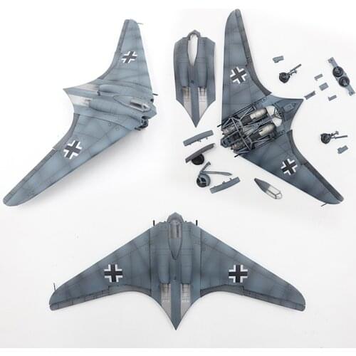 1/72 Scale Germany 229 HO229 Horten 229 Bomber Model Metal Diecast & Toy Fighter for Collectible Gift Collection Display Show