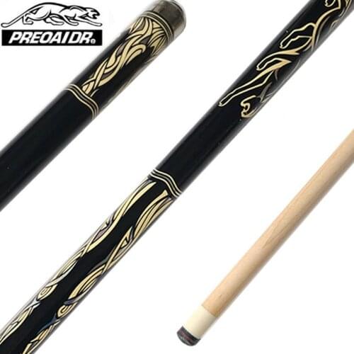 2018 Pool Cues 12.75mm/11.5mm Tip Black Orange Colors Billiards Pool Cue Stick Made in China