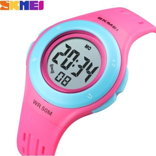 2021 SKMEI Style Kids Watch LED Digital Watch Sport Children Watches Boy Girl Fashion 5 Bar Waterproof Wristwatch Montre Enfant