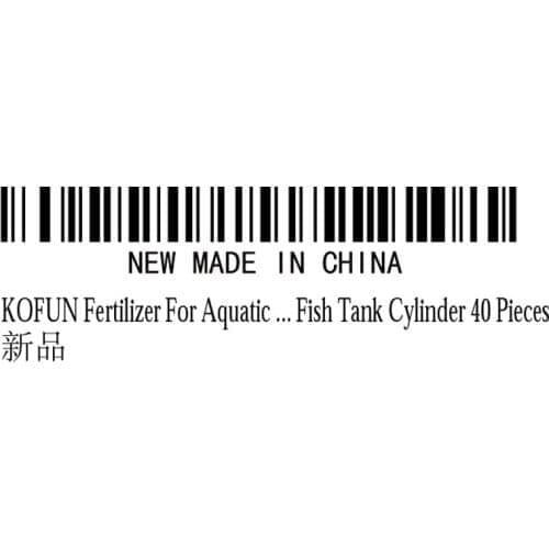 40 Pcs Aquatic Plant Water Root Fertilizer Condensed Aquarium Fish Tank Cylinder