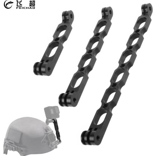 Aluminum Tactical Selfie Hand Extension Arm Helmet Lengthen Rod Bracket 1/4" for GoPro insta360 One R X DJI Osmo Action Cameras