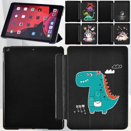 Case for Apple Ipad (7th/8th Gen) 10.2"/Pro 11" 9.7" 10.5"/Mini 1 2 3 4 5/air 1 2 3 4 Cartoon Tri-fold Tablet Stand Folio Case